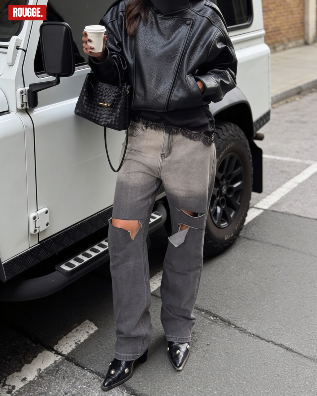 Washed Degrade Cow Jeans image 3