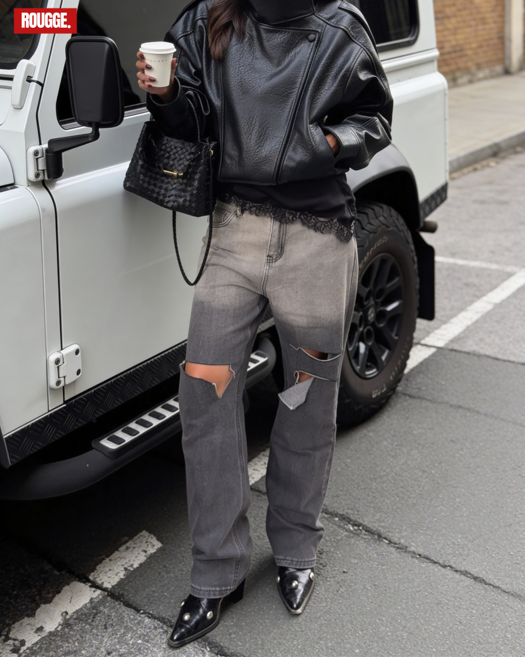 Washed Degrade Cow Jeans image 3