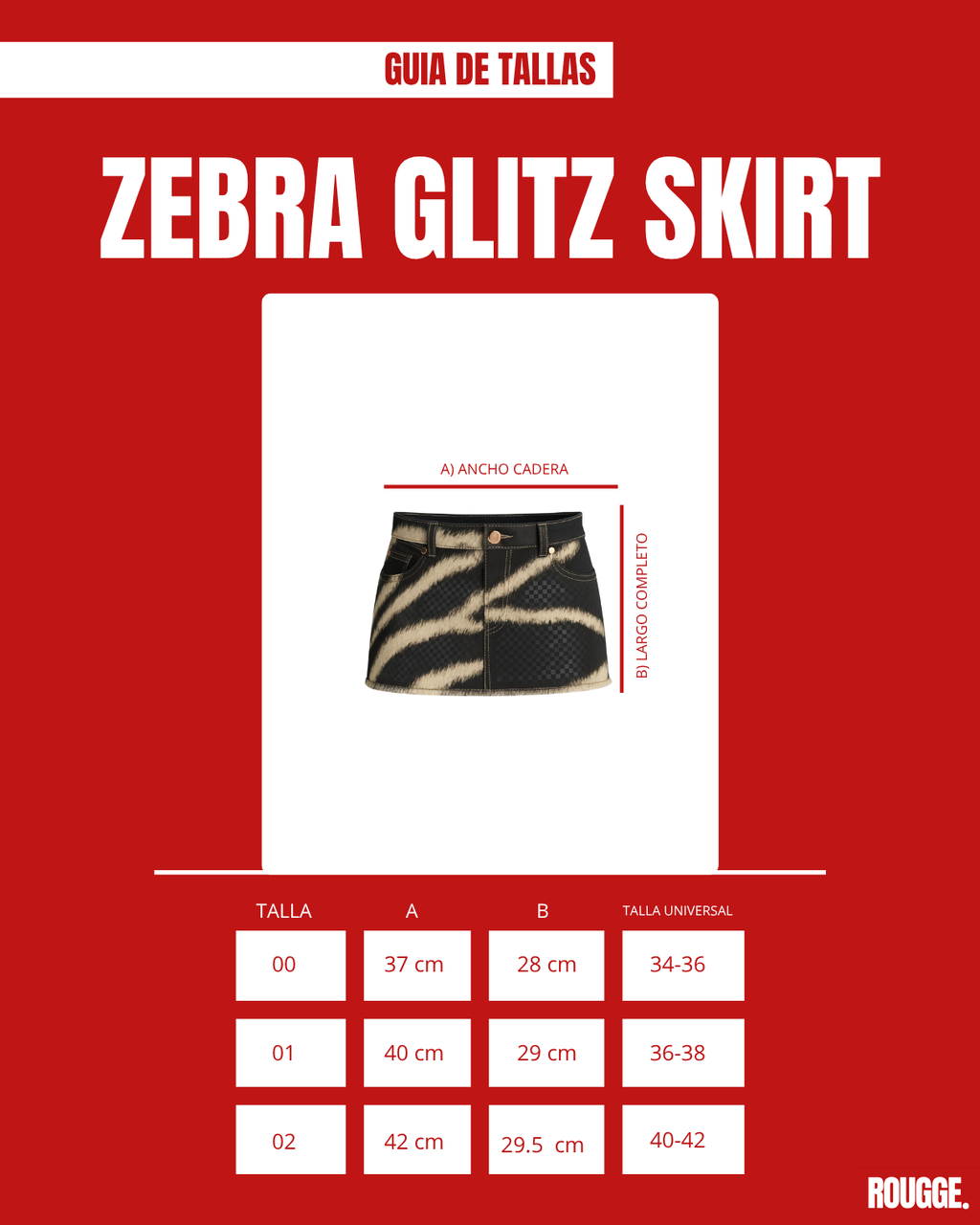 Glitz Zebra Tiny Skirt image 3