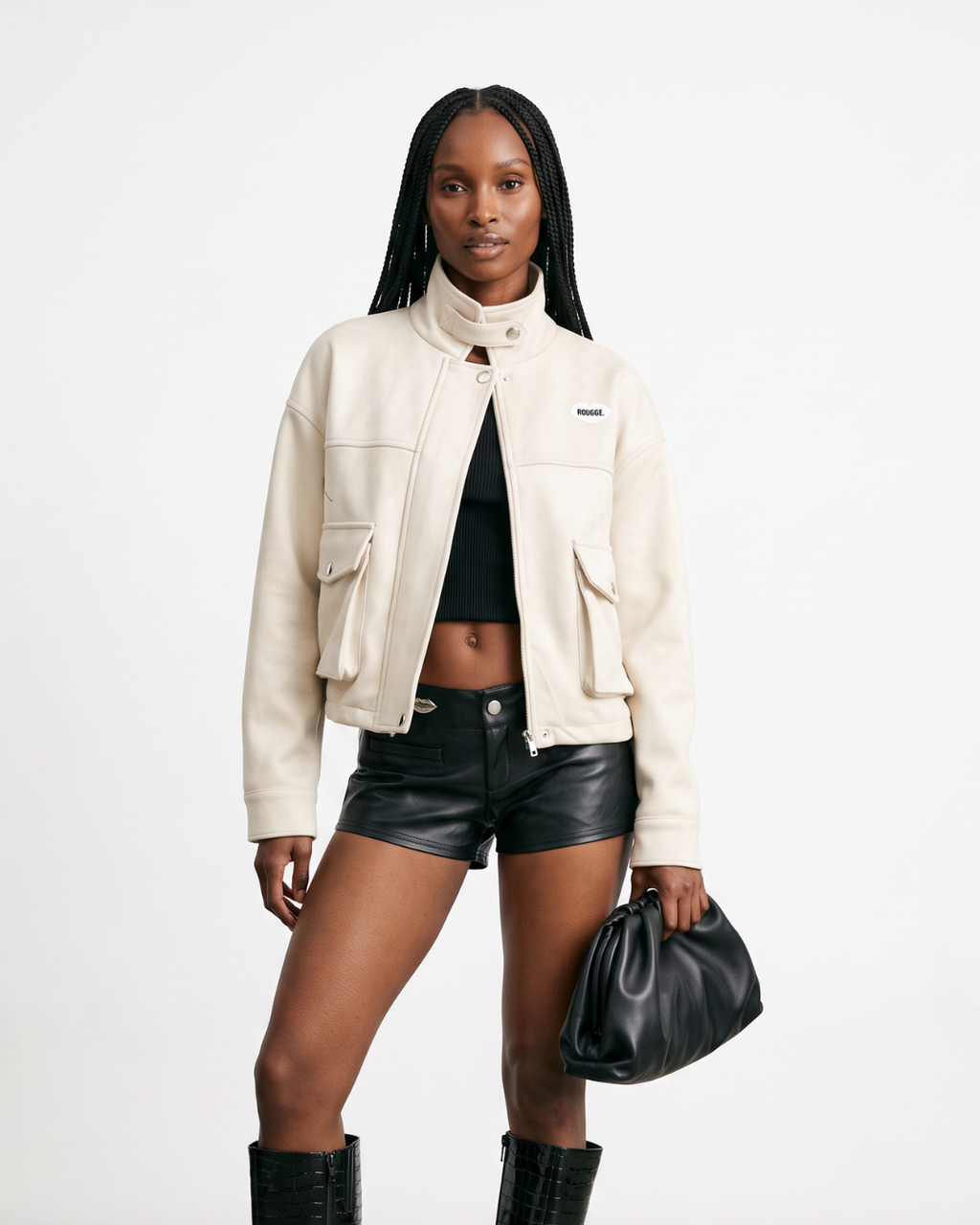 Suede Affair Jacket Beige