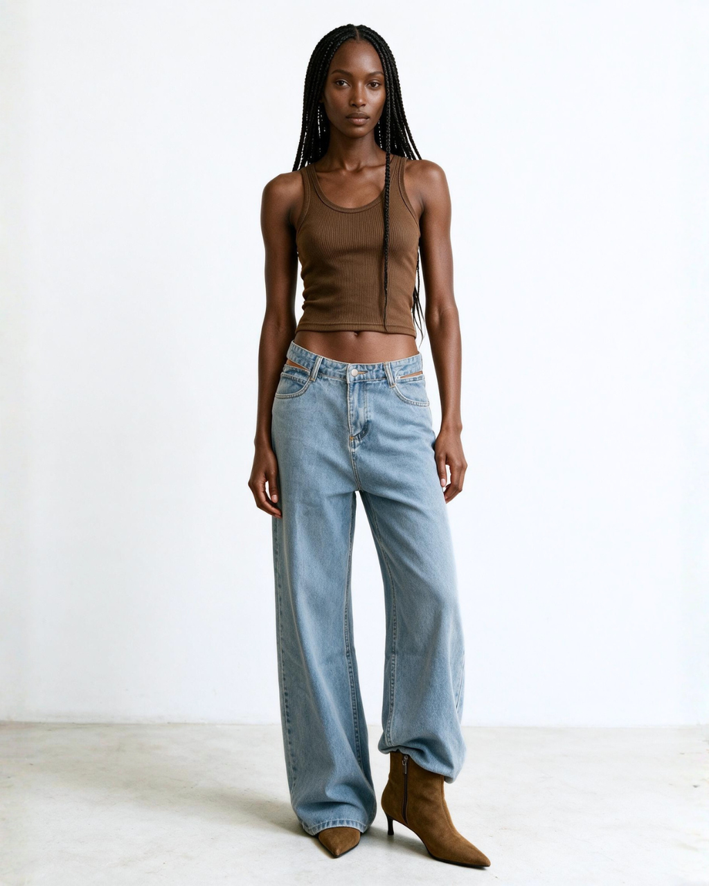 Gold Cut Pants