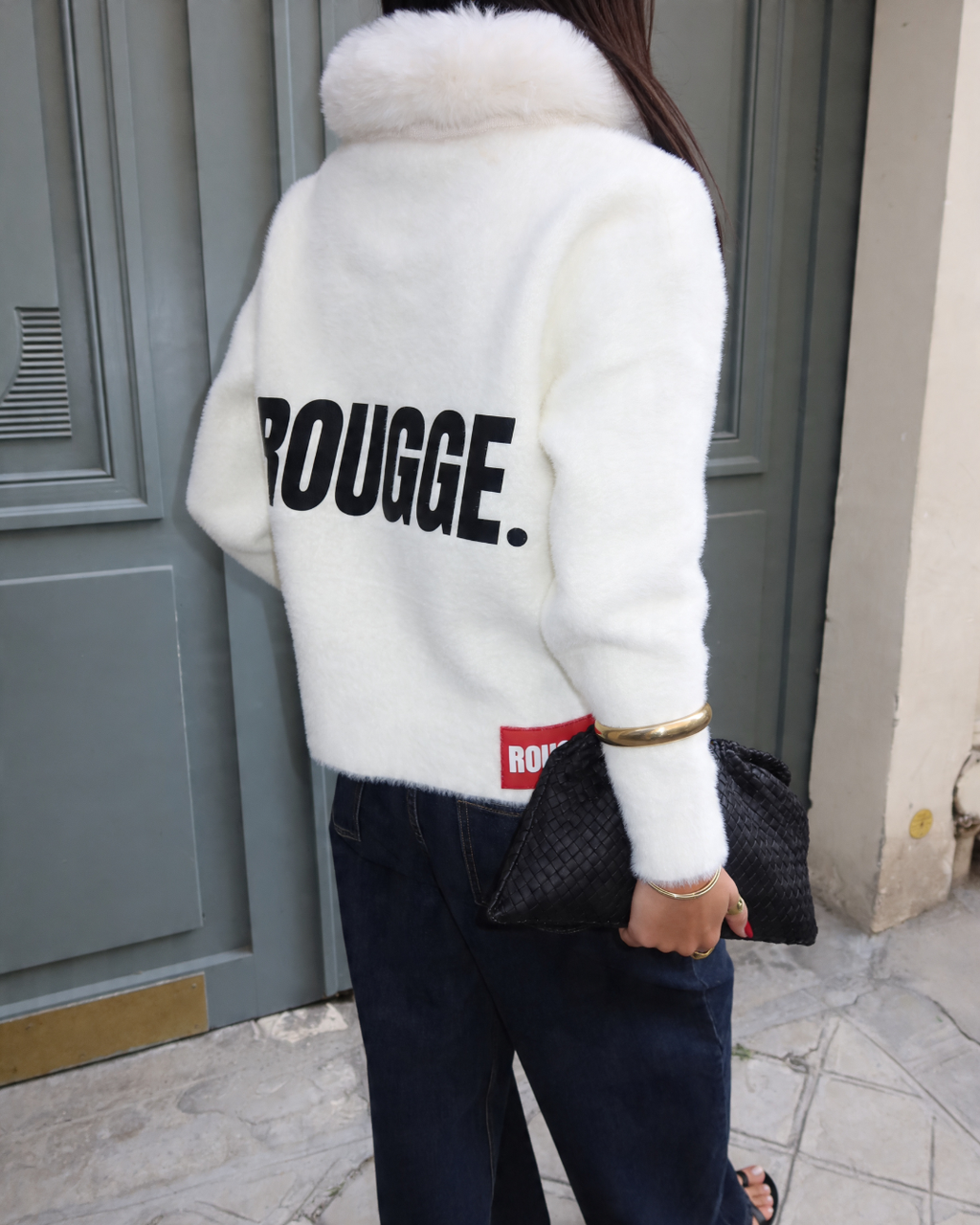 White Fur Sweater image 3