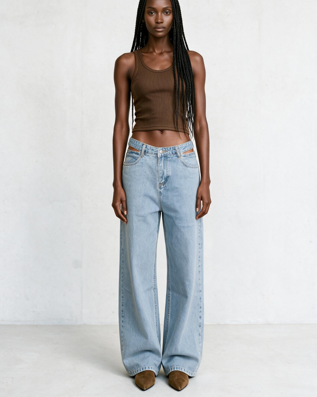 Gold Cut Pants