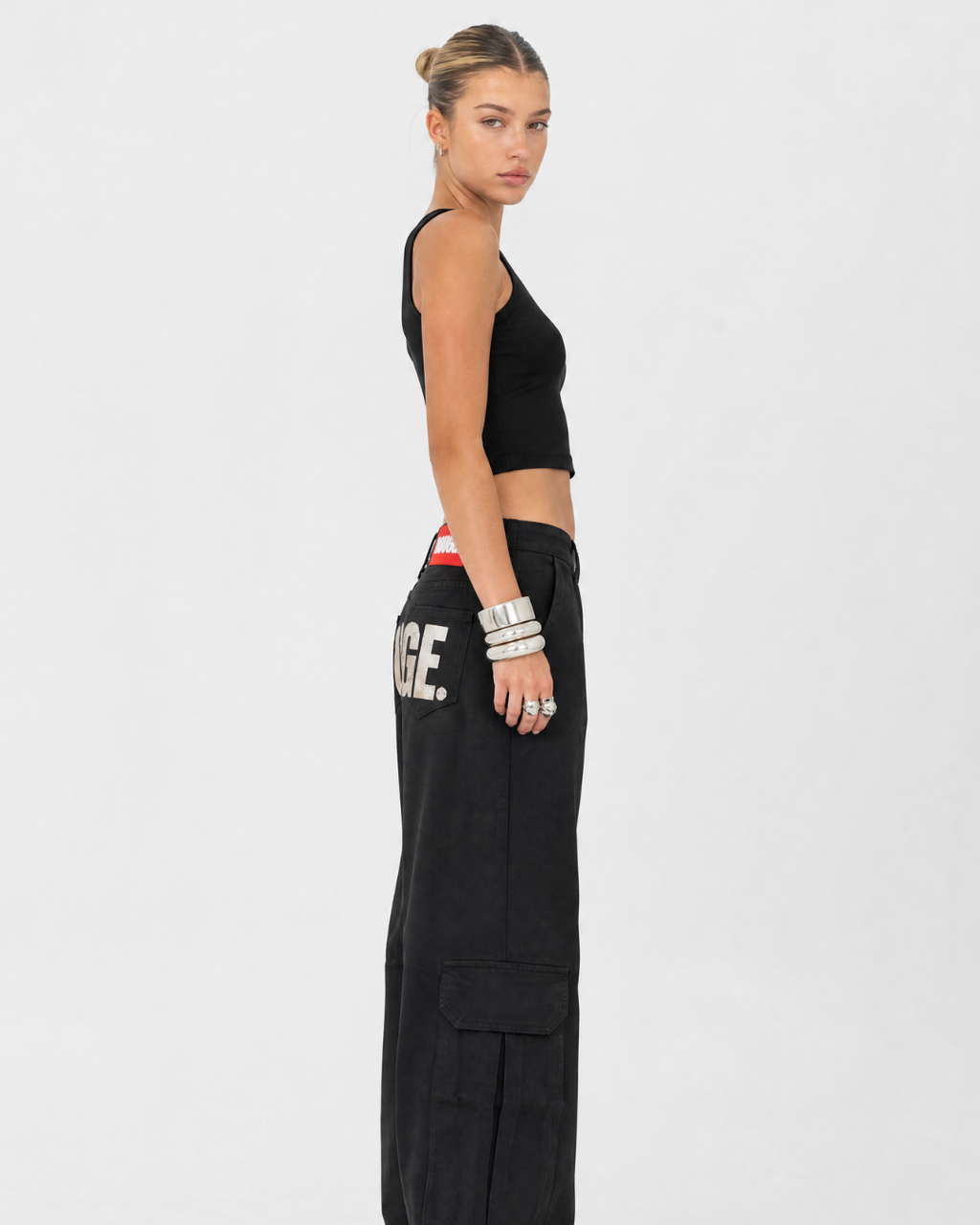 LOW POCKET SILVER BLACK