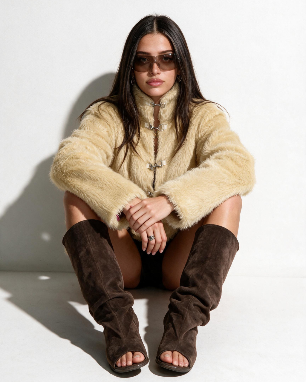 Fur Hook Beige