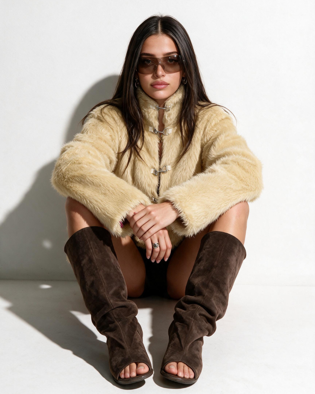 Fur Hook Beige