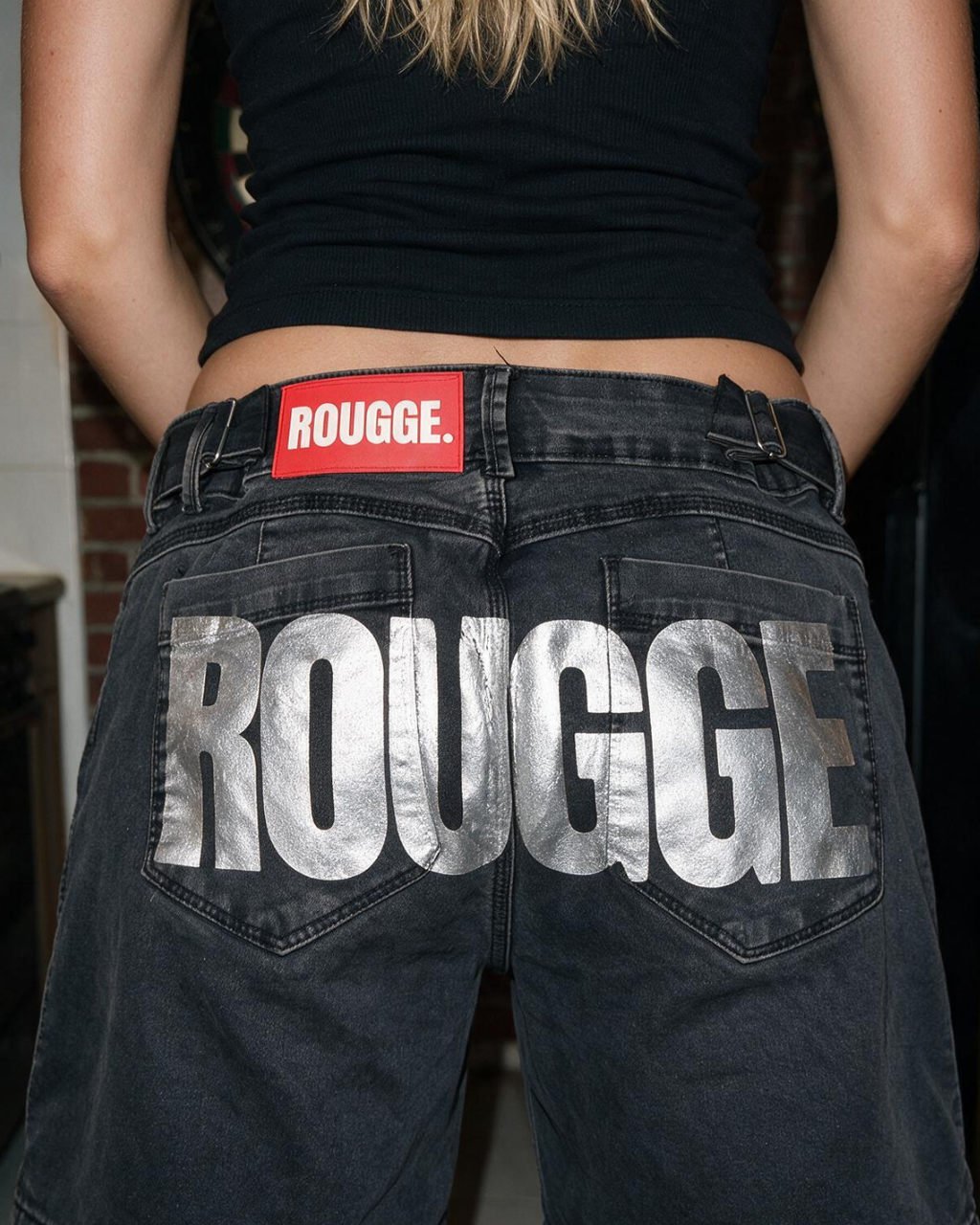 Black Denim Rougge