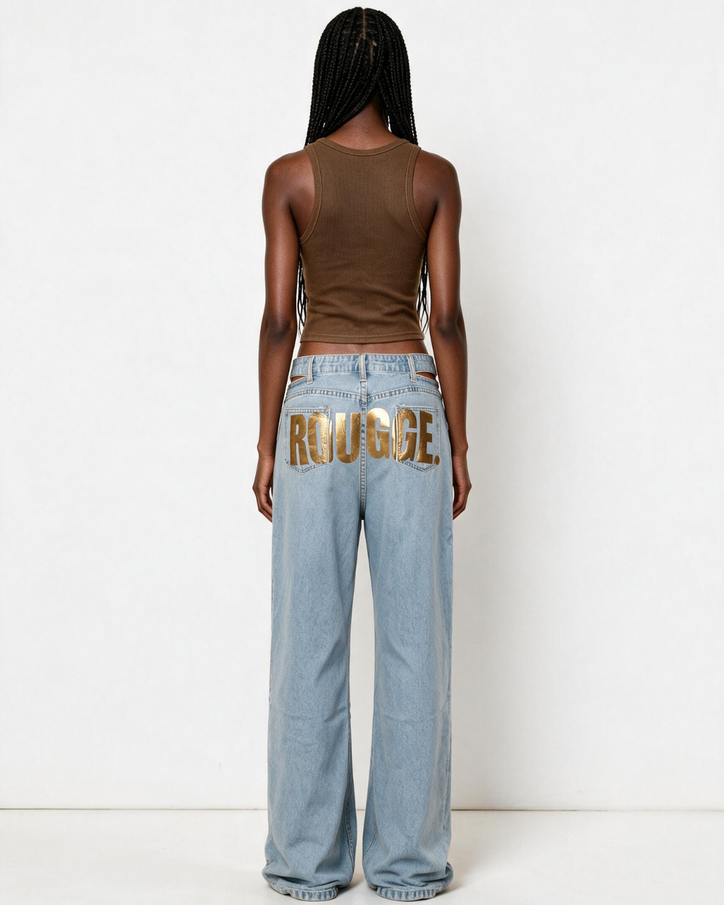 Gold Cut Pants
