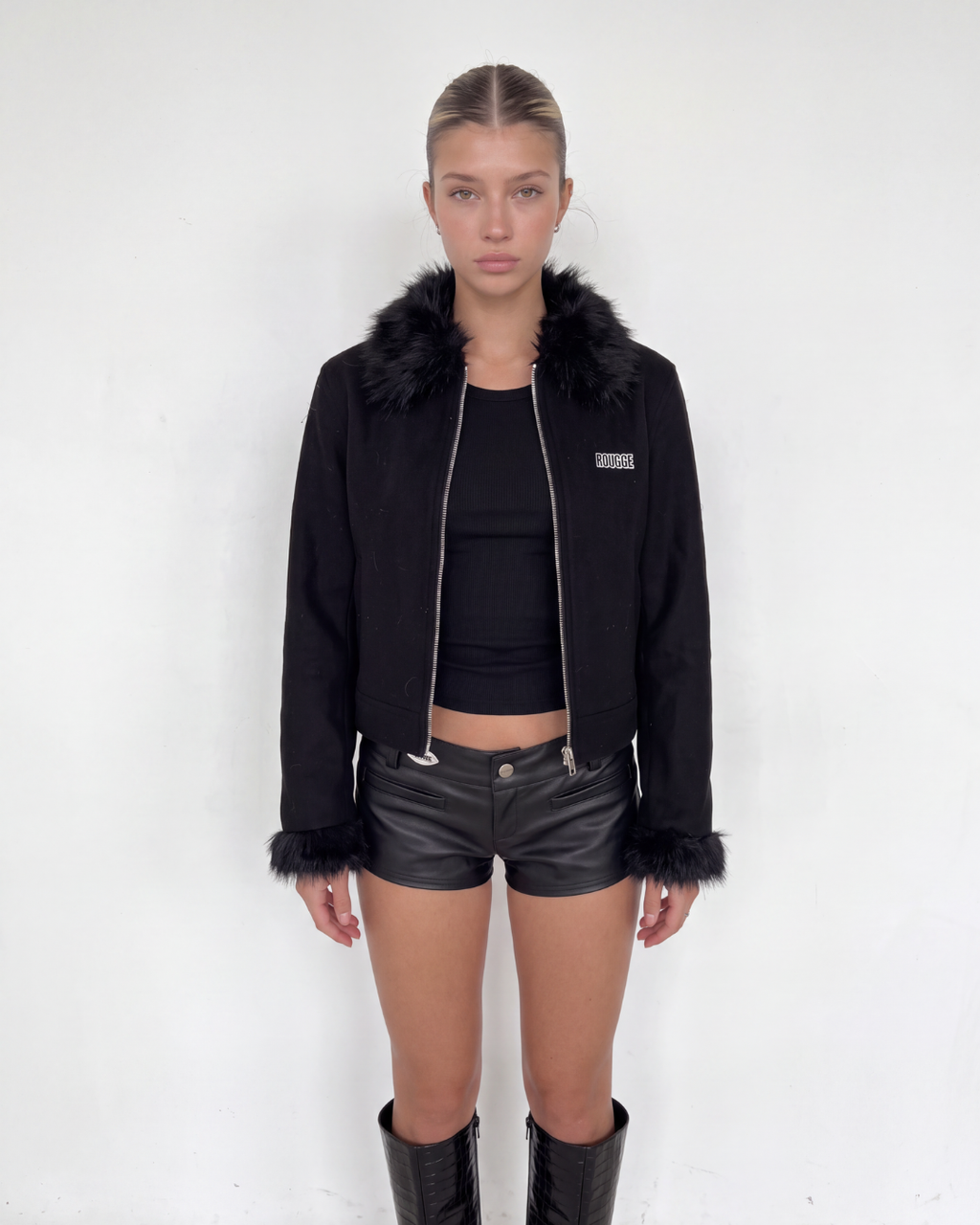 (new) RETRO MUSE JACKET NEGRA