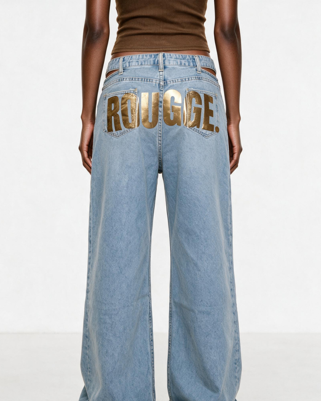 Gold Cut Pants