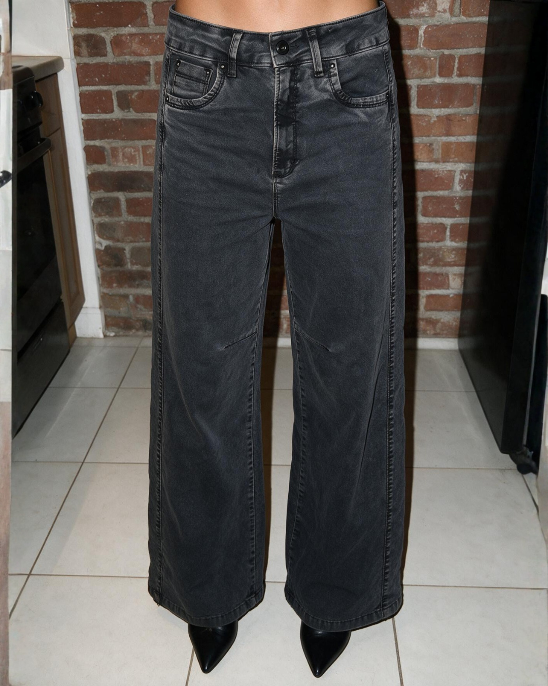 Black Denim Rougge
