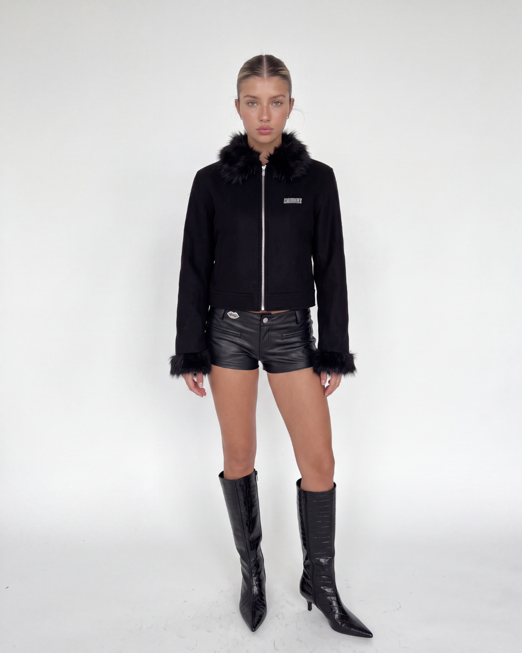 (new) RETRO MUSE JACKET NEGRA
