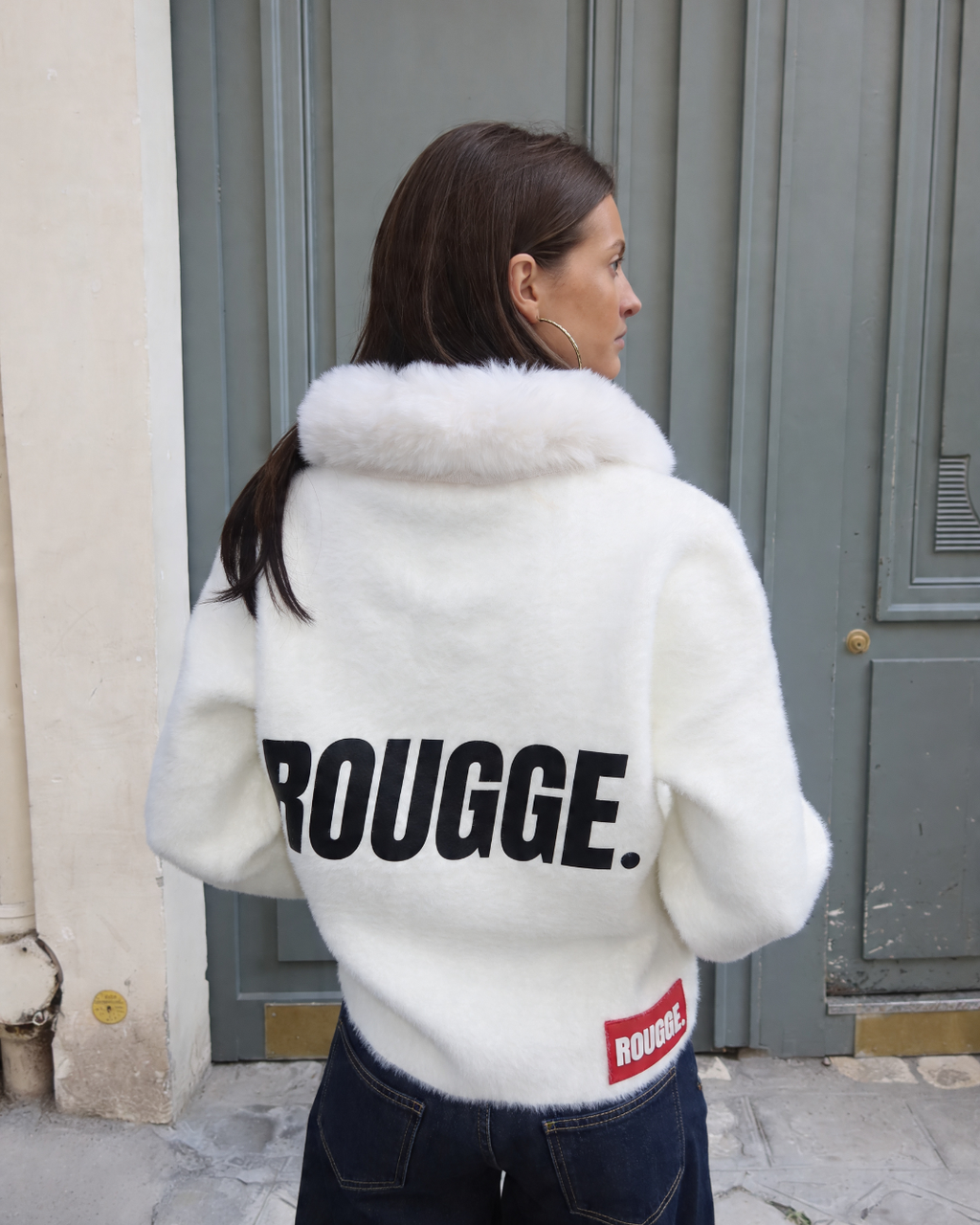 White Fur Sweater image 0