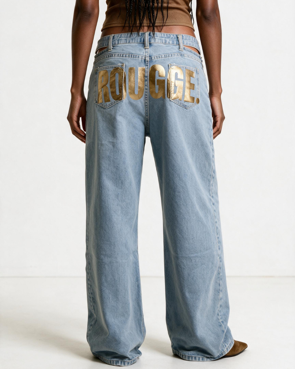 Gold Cut Pants