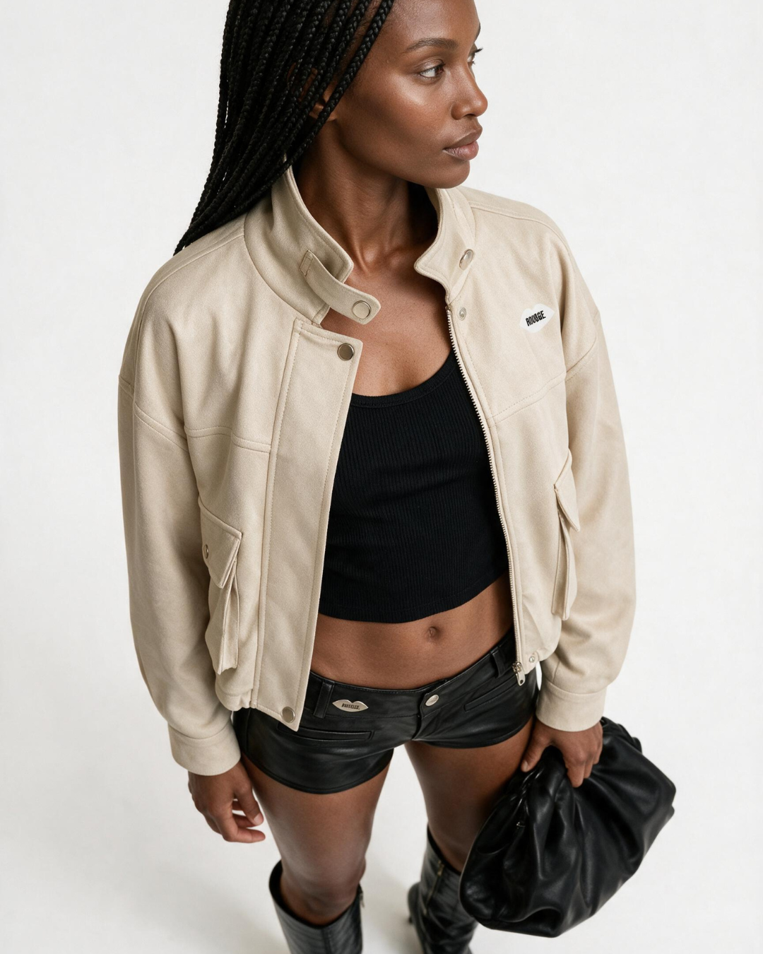 Suede Affair Jacket Beige