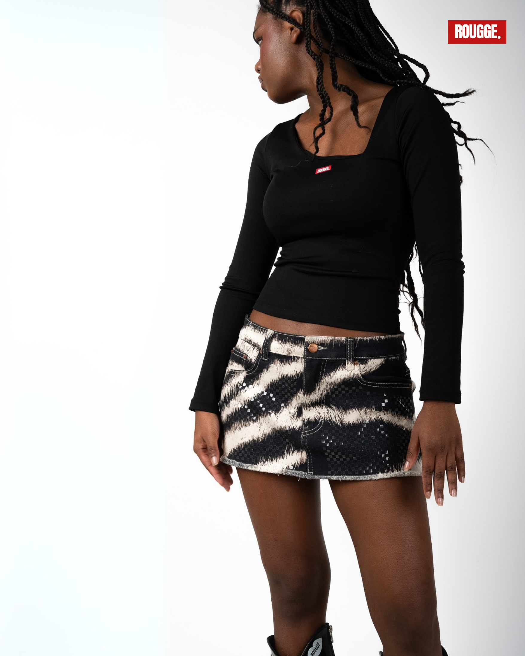 Glitz Zebra Tiny Skirt image 10