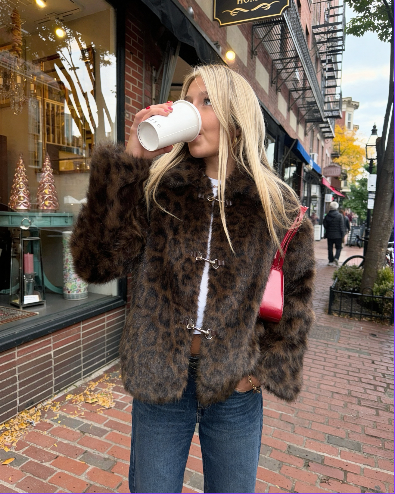 Feral Fur Jacket Brown