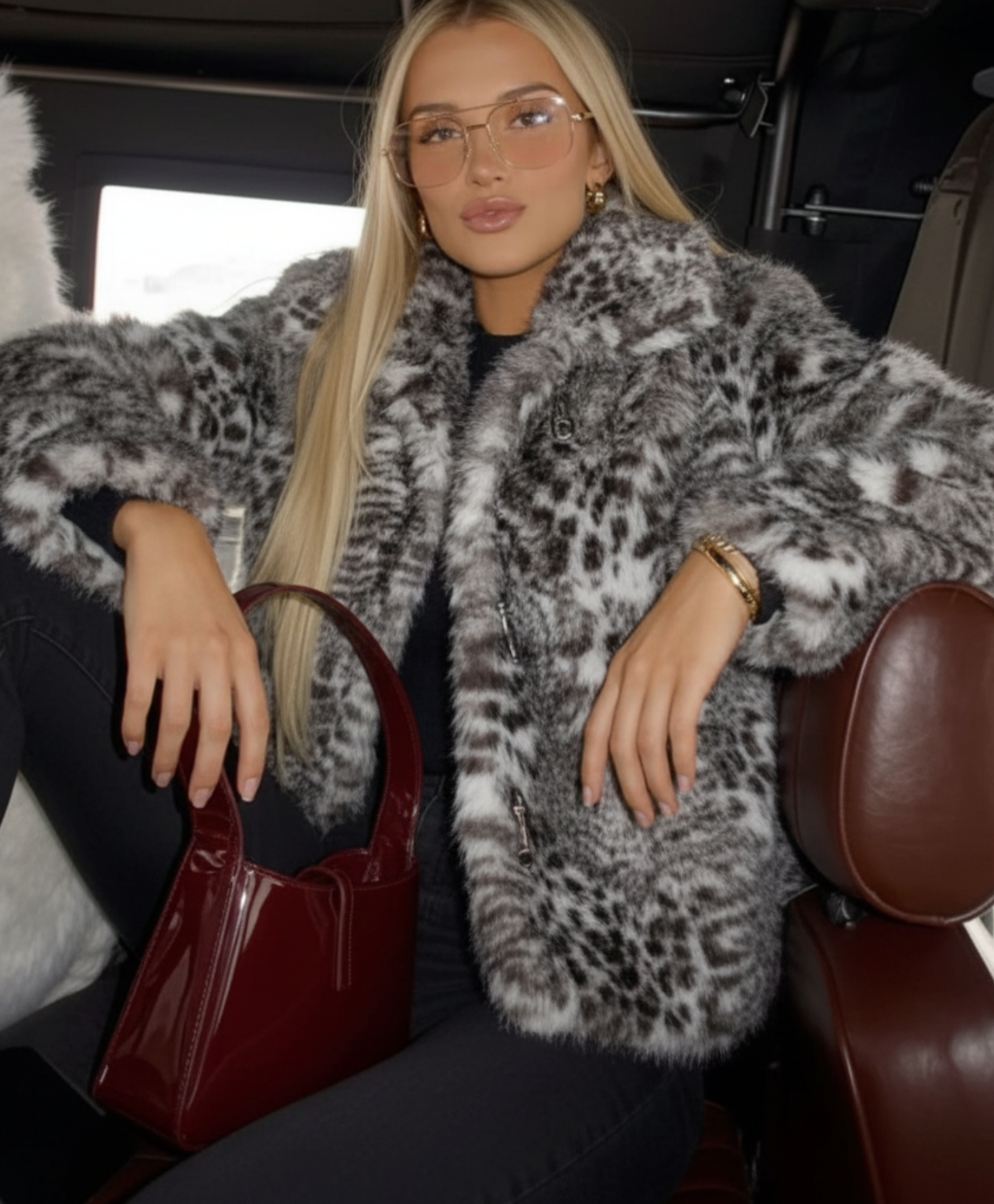 Feral Fur Jacket Grey Tini