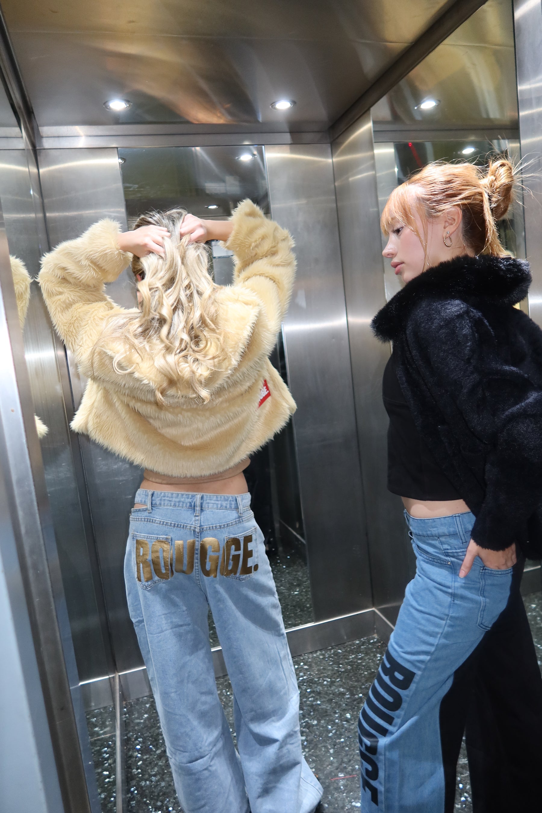 Gold Cut Pants