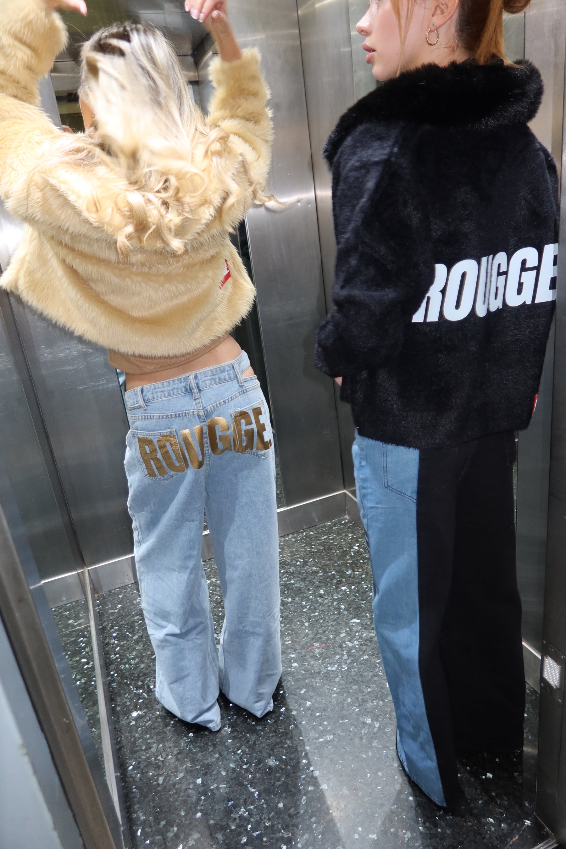 Gold Cut Pants