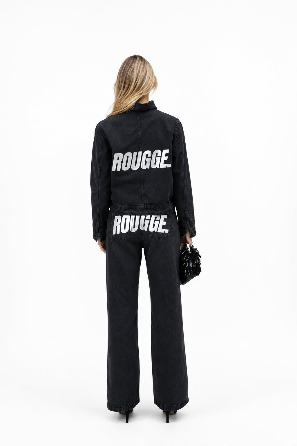 Conjunto Demin Black(Pants+Jacket)