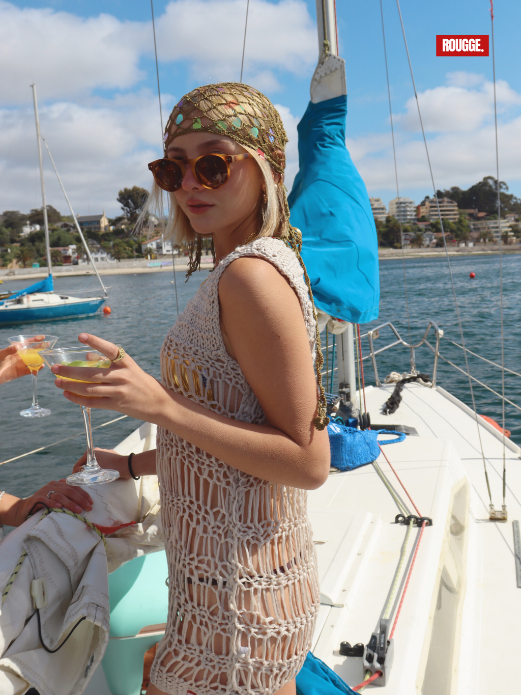 Sunset Crochet Dress image 3