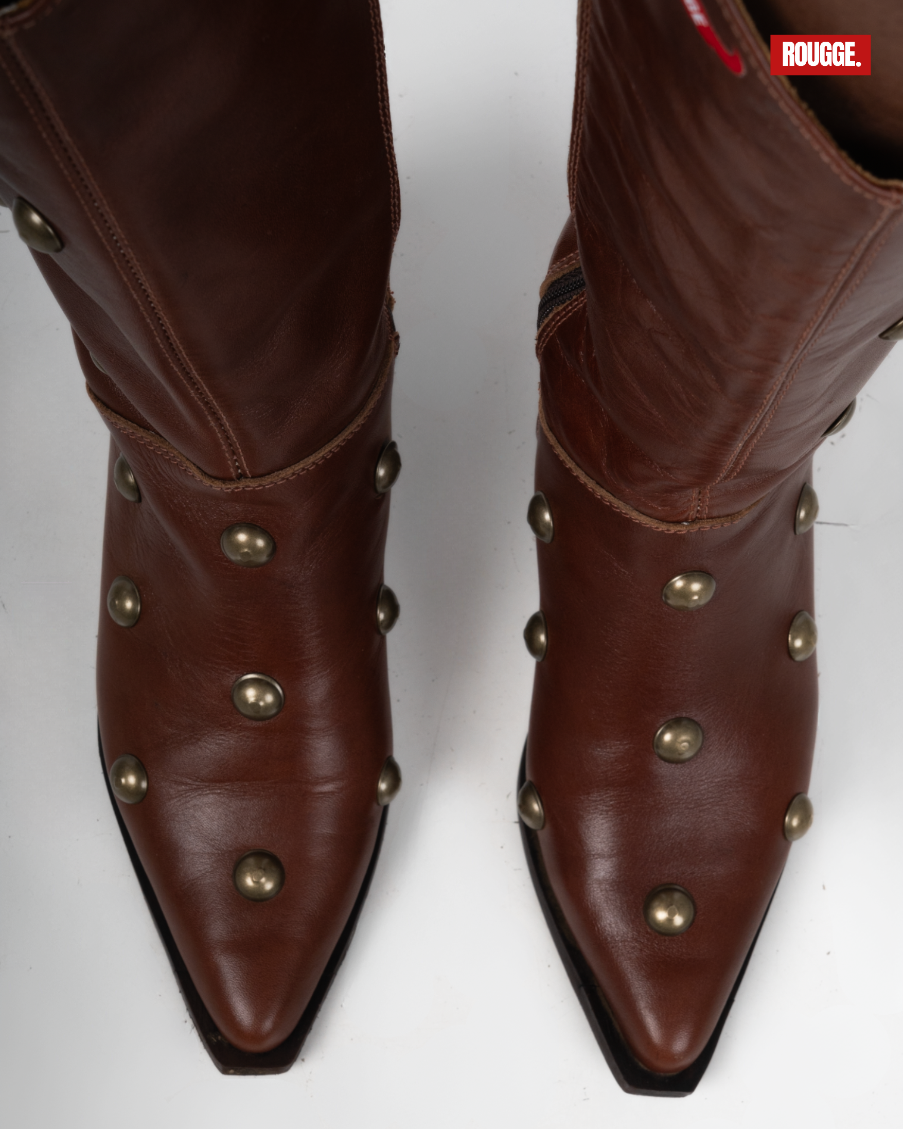 Toro Stud Boots Cuero image 1